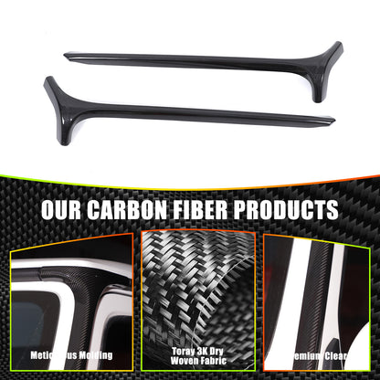 Real Carbon Fiber Window Triangle A-Pillar Cover For Benz W463 G550 G63 19-23 18