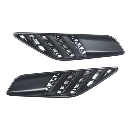 Matte Black ABS Fender Air Vent Outlet Trim For Corvette C7 2014-2019 7