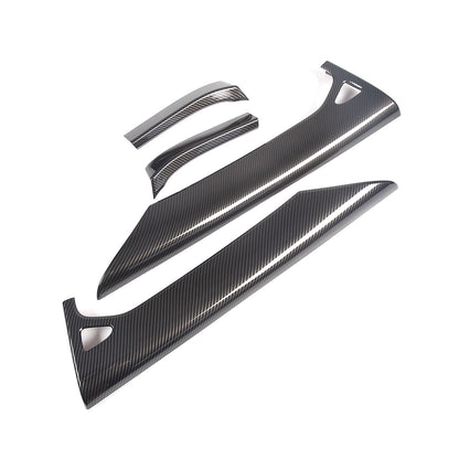 Carbon Fiber Style Inner Interior Door Panel Cover Trim For Corvette C8 20-26 16