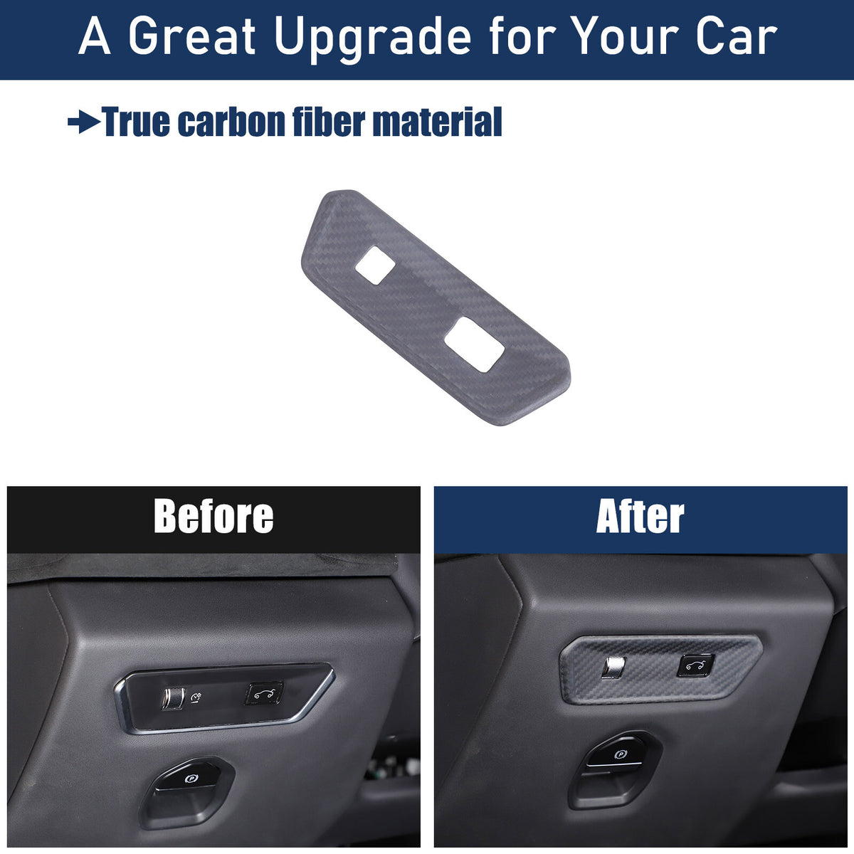 Matte Real Carbon Rear Door Tailgate Switch Cover Trim For Lotus EMIRA 2021-2025 17