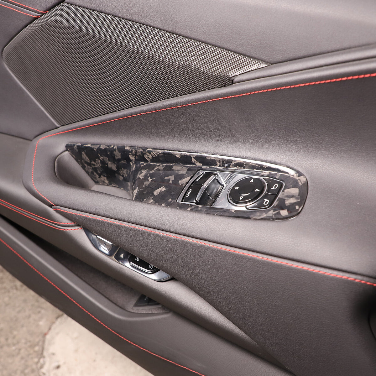 Forged Real Carbon Fiber Full Interior Set Cover Trim Kit For Corvette C8 20-25 - Variants 36-40 57