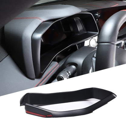 Matte Black Instrument Gauge Cluster Cover Trim For Corvette C8 Z51 Z06 2020-25 14
