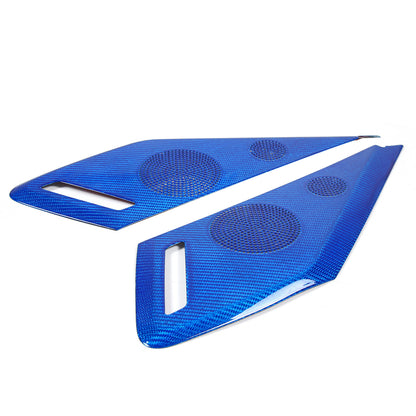 Blue Real Carbon Fiber Full Interior Set Decor Trim Kit for Corvette C8 20-25 - Variants 21-25 14