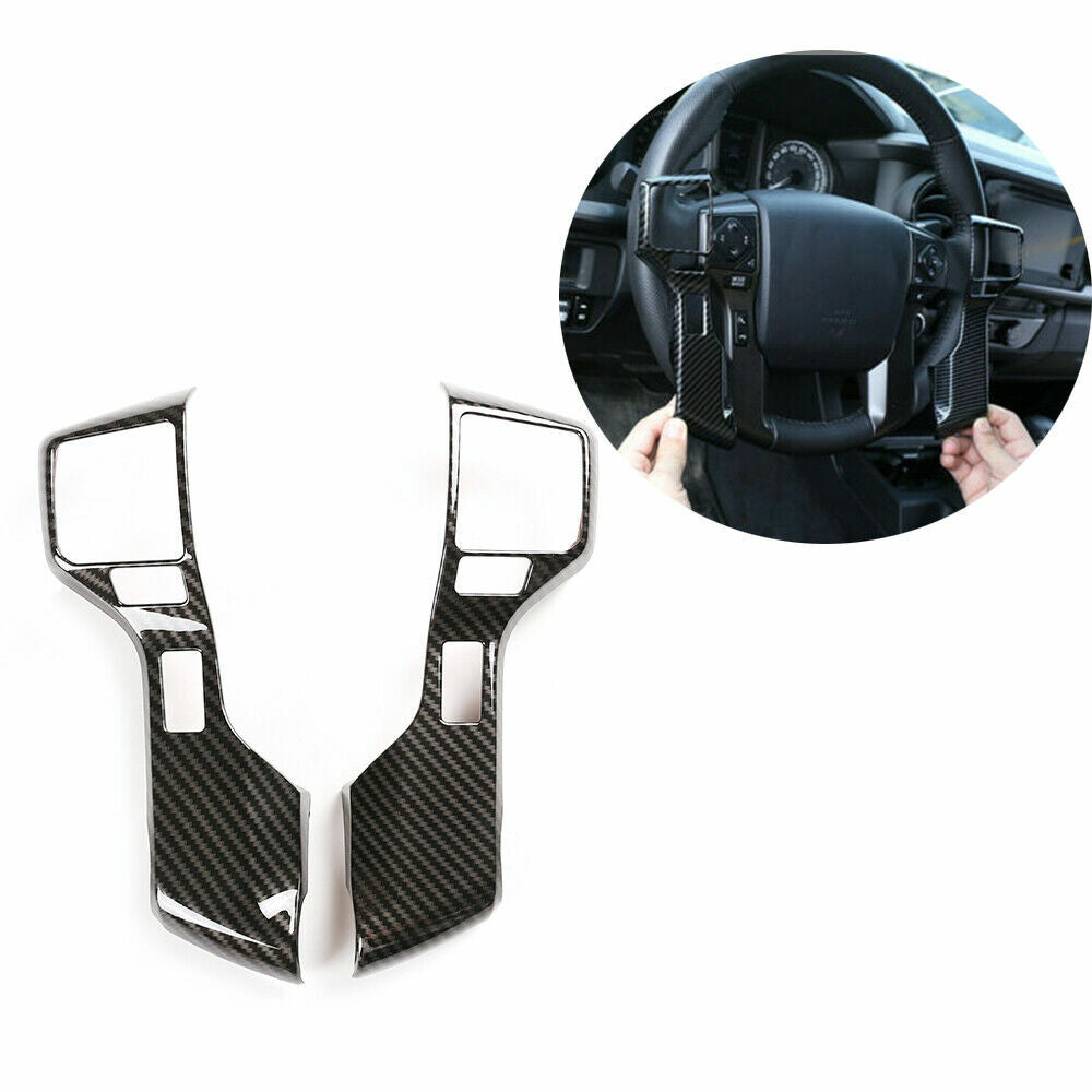 13PCS ABS Carbon Fiber Full Interior Trim Cover for Toyota Tacoma 2016-2020 3