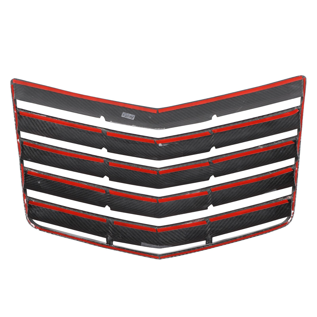 Real Carbon Fibe Front Bumper Hood Vent Louver Cover Kit For Corvette C7 2014-19 4