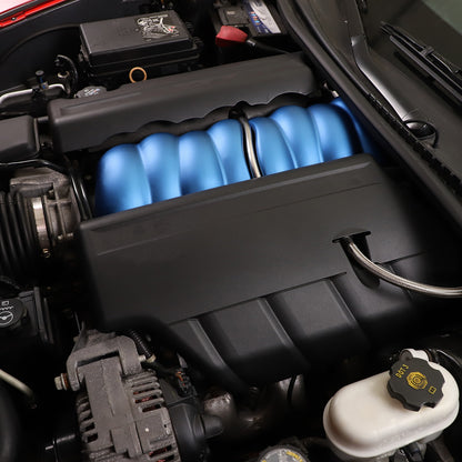 Blue Aluminum Alloy Intake Manifold Cover Engine Part For Corvette C6 2005-2013 11