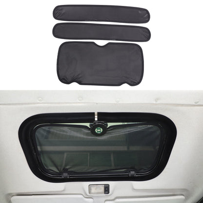 Black Memory Steel Sunroof Sunshade Cover For Land Rover Defender 2004-2018 15
