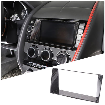Real Carbon Fiber Touch Display Navigation Screen Cover For Jaguar F-TYPE 13-18 18