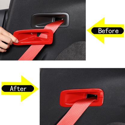 Red Full Interior Set Dash Panel Decor Cover Trim Kit For Corvette C8 2020-25 - Variants 6-10 28