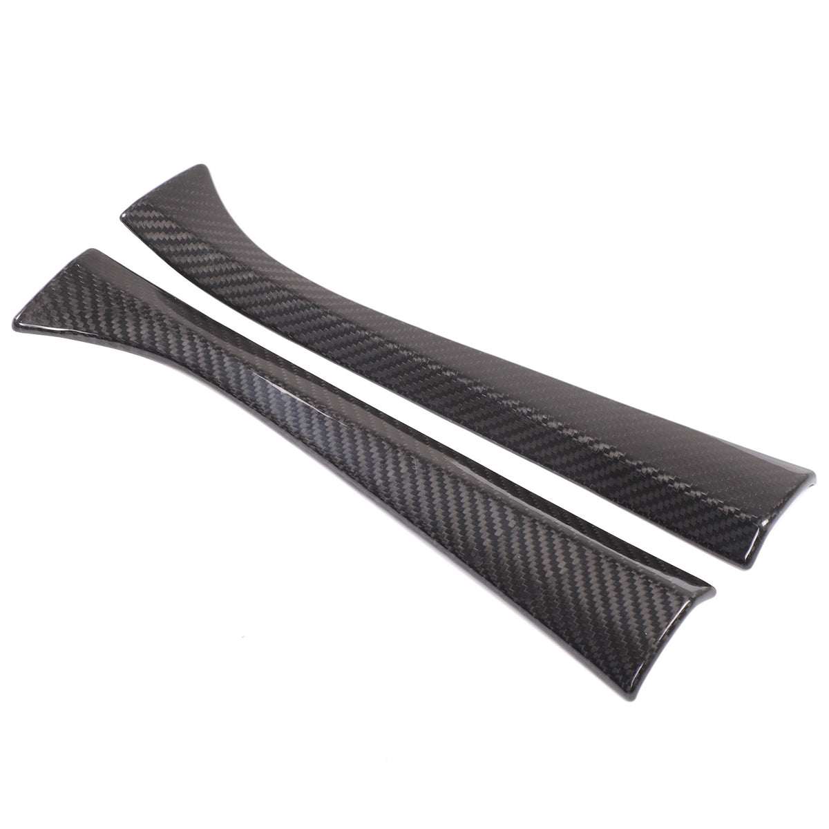 Real Carbon Fiber Inner Interior Door Pillar Trim For Corvette C8 2020+ 15