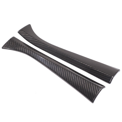 Real Carbon Fiber Inner Interior Door Pillar Trim For Corvette C8 2020+ 15