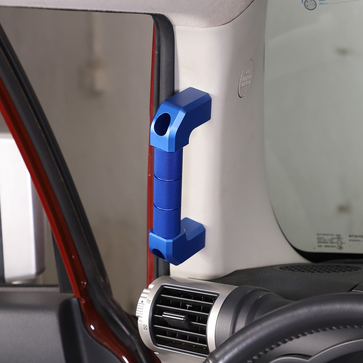 Blue A-pillar Handle Replacement Trim For 2007-2021 Toyota FJ Cruiser 22