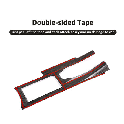 Real Carbon Fiber for Nissan GTR R35 Central Console Gear Shift Panel Cover 12