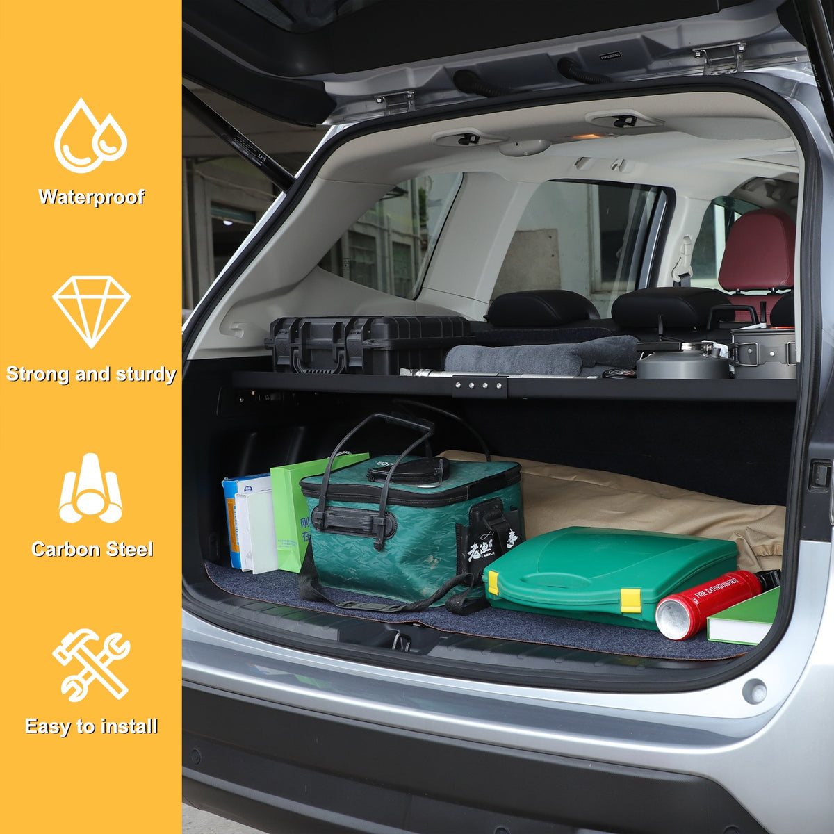 Rear Cargo Rack Luggage Storage Carrier Shelf For Subaru Forester 2019-2024 US 19