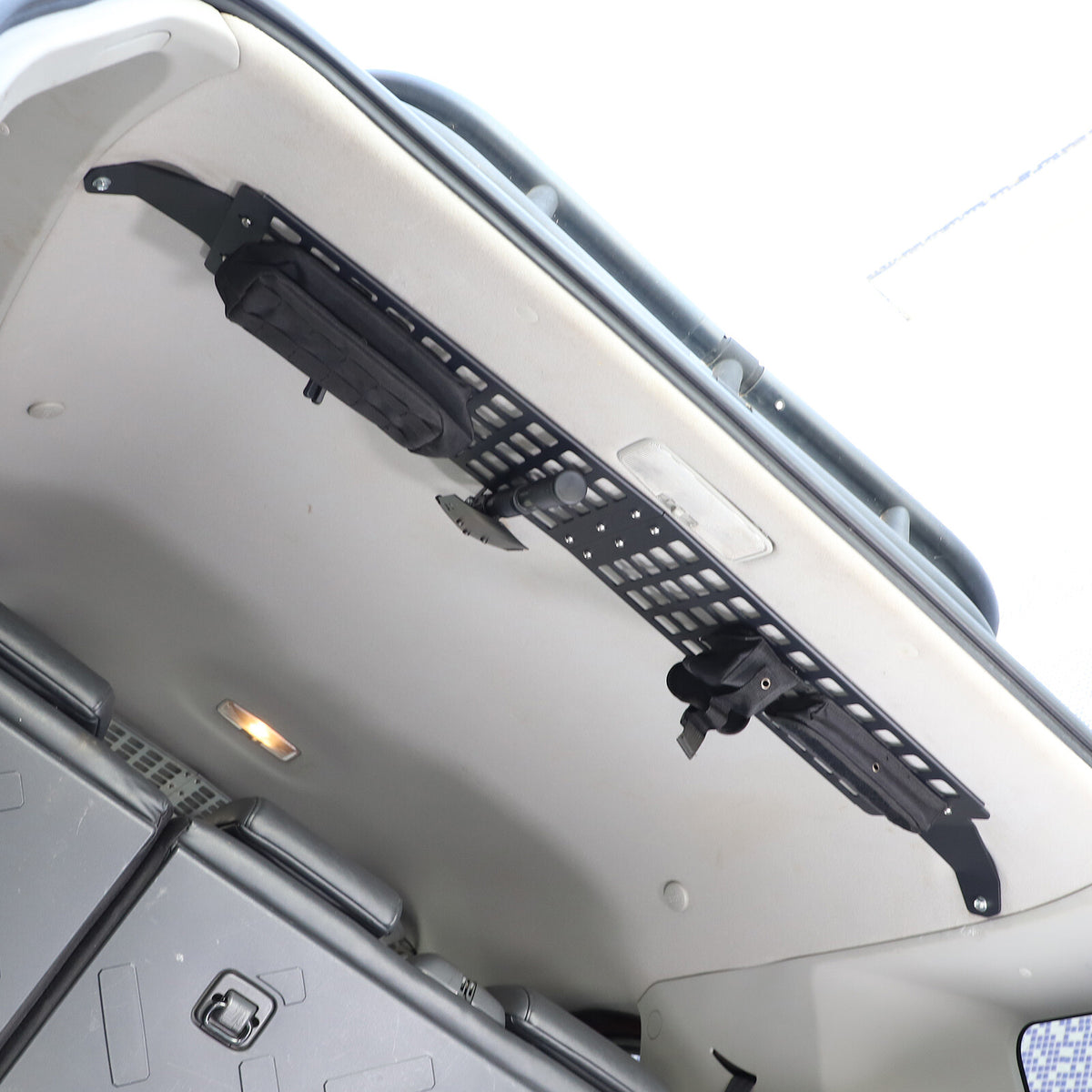 Black Alloy Trunk Roof Molle Storage Panel Rack For Toyota FJ Cruiser 2007-2021 6