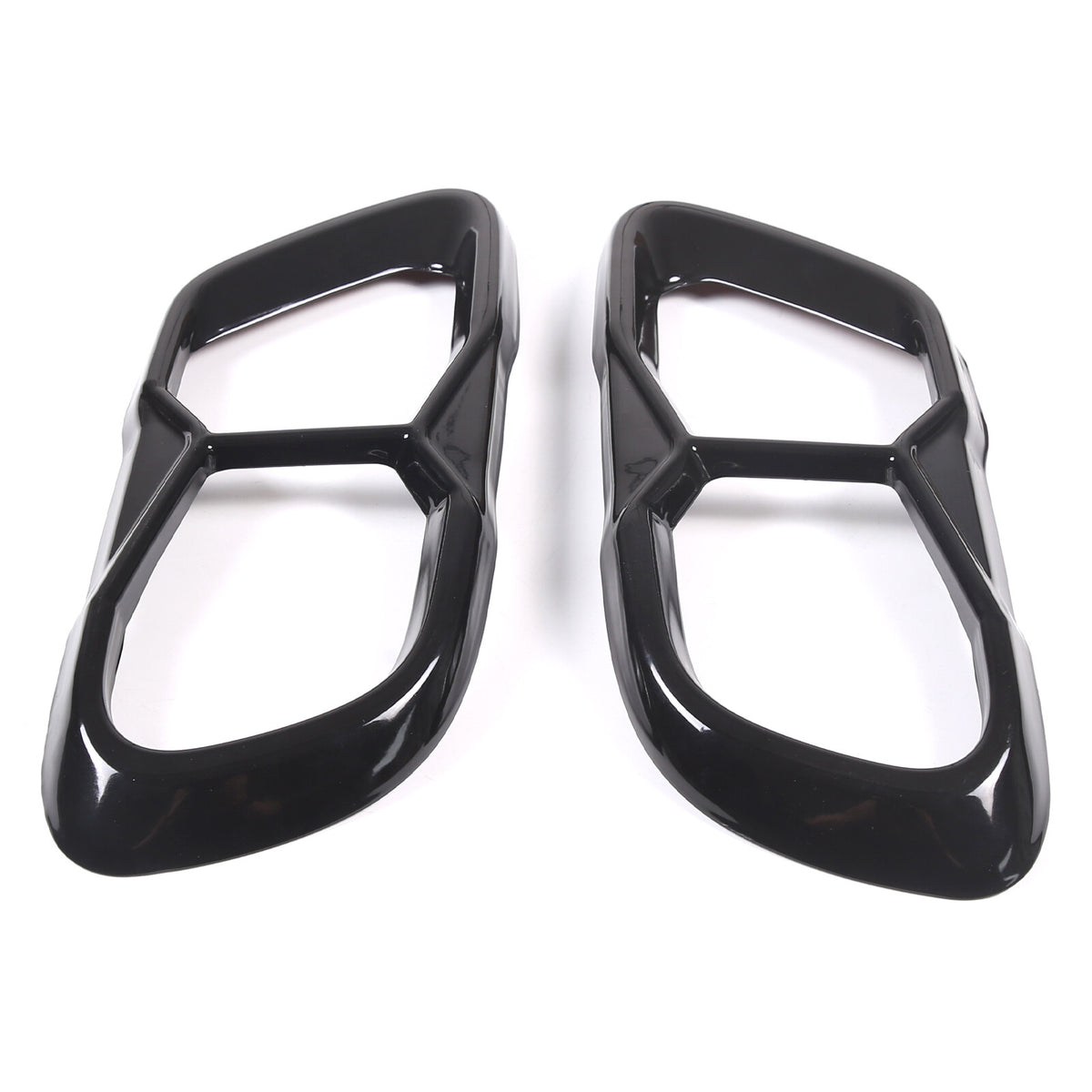 Black Rear Tail Pipe Cover Trim For BMW X5 X6 X7 M60 2019+ 13