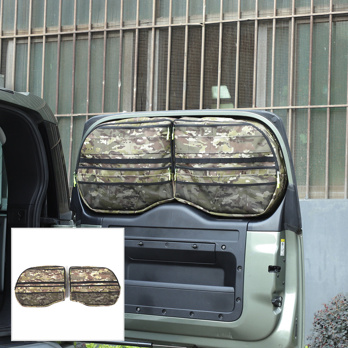 Camouflage Tailgate Trunk Window Storage Box Tray for LR Defender L663 2020+ 12