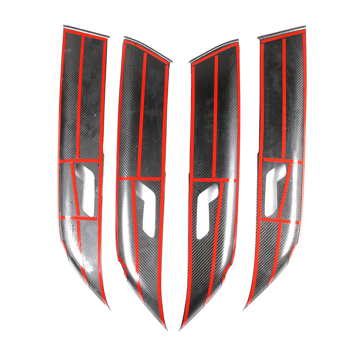 Real Carbon Fiber Interior Door Panel Cover Trim for LR Range Rover Sport 23-24 16