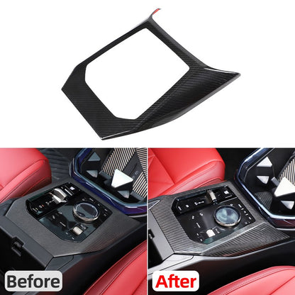 Real Carbon Fiber Center Console Gear Shift Panel Trim For BMW X3 G45 2025+ 1