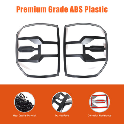 Matte Black Rear Taillight Trim Cover Bezel For Ford Maverick 2022-2024 US 22