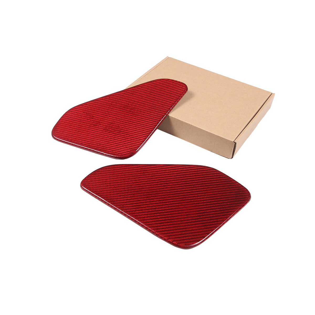 Red Real Carbon Fiber Interior Center Console Trim Set Kit For Subaru BRZ 22+ 57