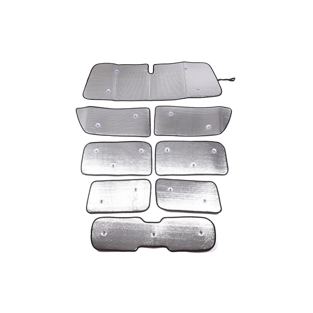 8pcs Foldable Large Sun Shade Truck Car Windshield Visor For Hummer H3 05-09 US 11