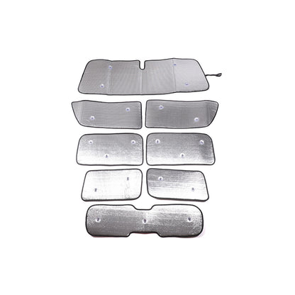 8pcs Foldable Large Sun Shade Truck Car Windshield Visor For Hummer H3 05-09 US 11