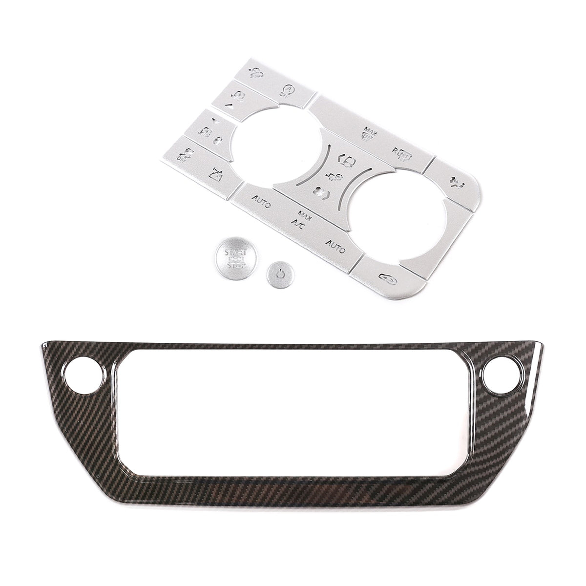 Start Stop AC Control Mode Button Sticker Kit For Land Rover Defender L663 20+ 15