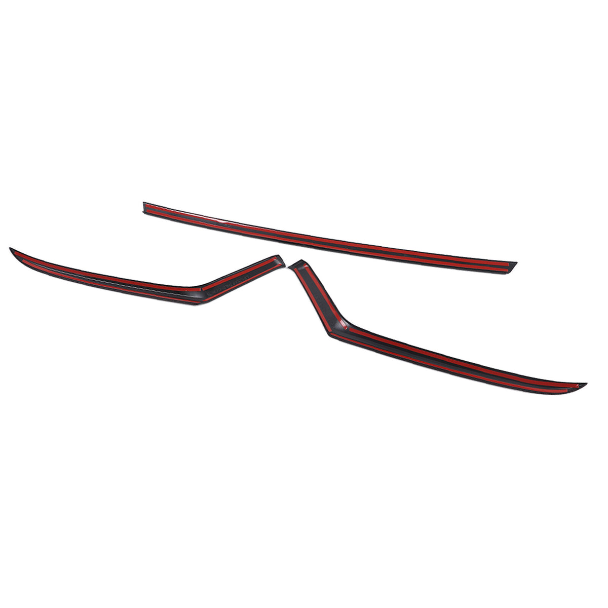 Glossy Black ABS Front Hood Trim Strip Trim For Toyota Grand Highlander 2024+ US 14