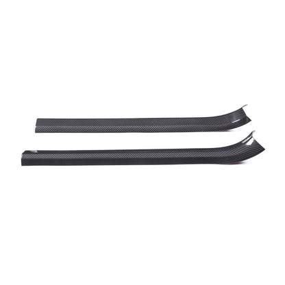 Door Sill Real Carbon Fiber Interior Built-in Trim For Corvette C7 14-19 US 4