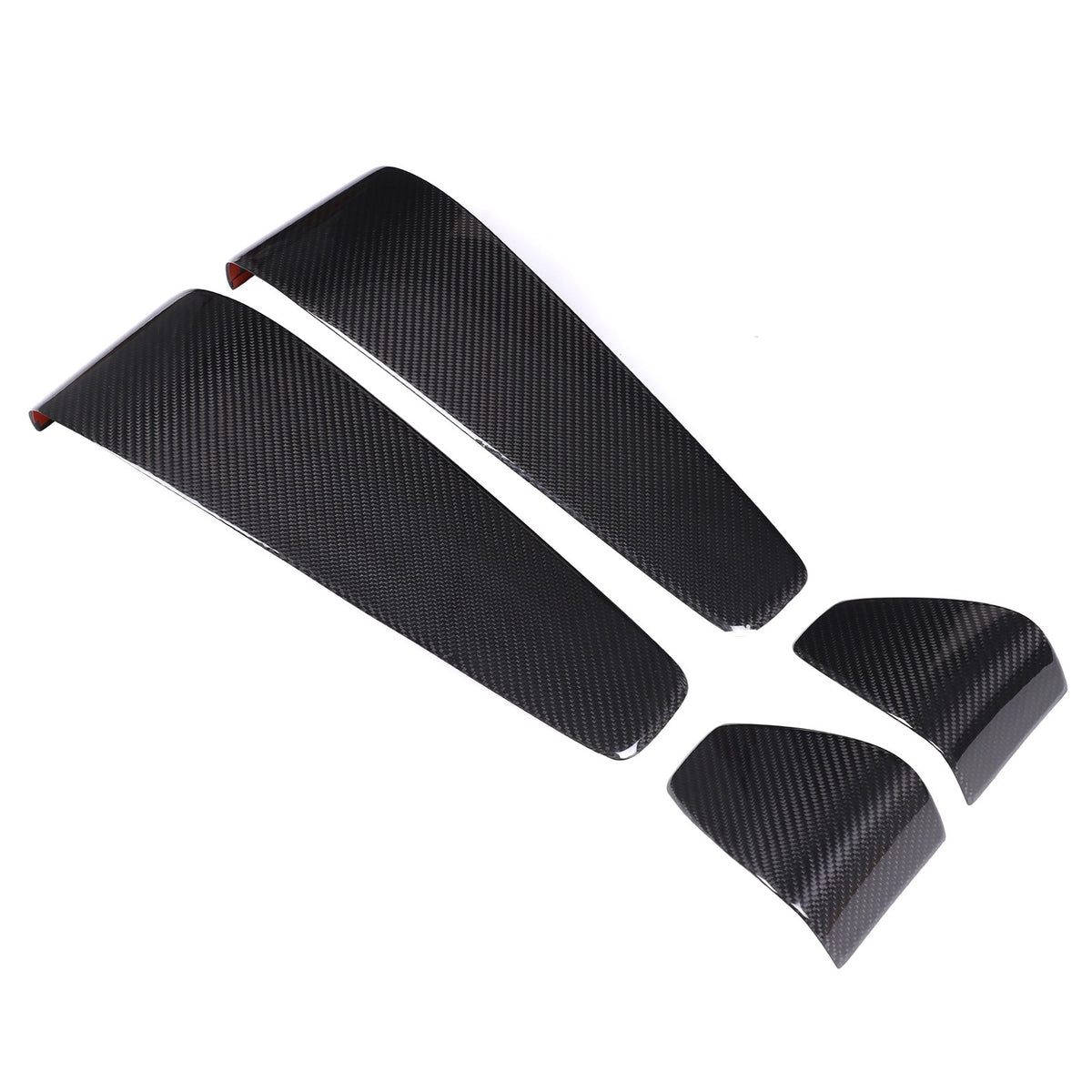 Real Carbon Fiber Seat Back Cover Trim For Porsche Panamera 972 2024+ 12