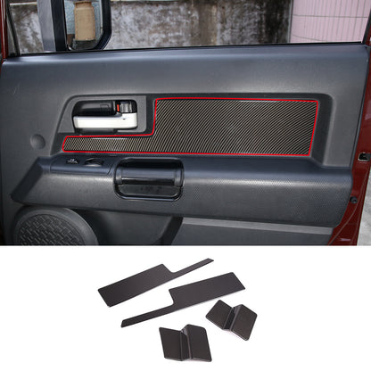 ABS Carbon Fiber Door panel strip cover trim For Toyota FJ Cruiser 2007-2021 US 2