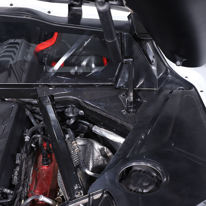 Real Carbon Fiber Engine Bay Tank Panel Cover Frame Trim For Corvette C8 2020-26 - Styles 6-10 44