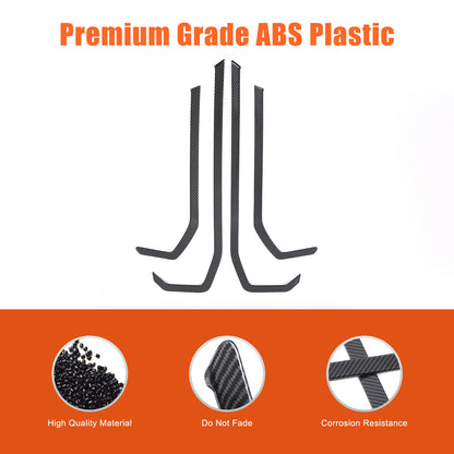 ABS Carbon Fiber Inner door Armrest panel Trim Cover For BMW 7 Series G70 23-25 20
