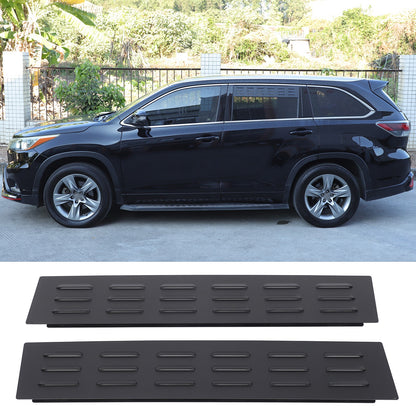 Rear Ventilation Louvers Shutter Cover Trim For Toyota Highlander XU70 15-21 US 2