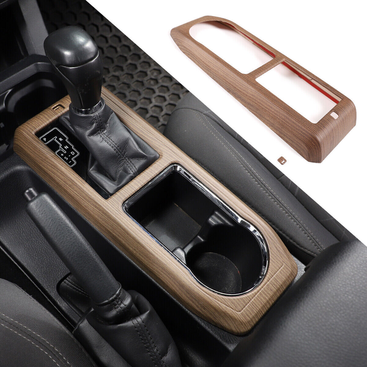 Wood Grain Interior Whole Set Panel Cover Trim Kit For Toyota Tacoma 2016-23 5