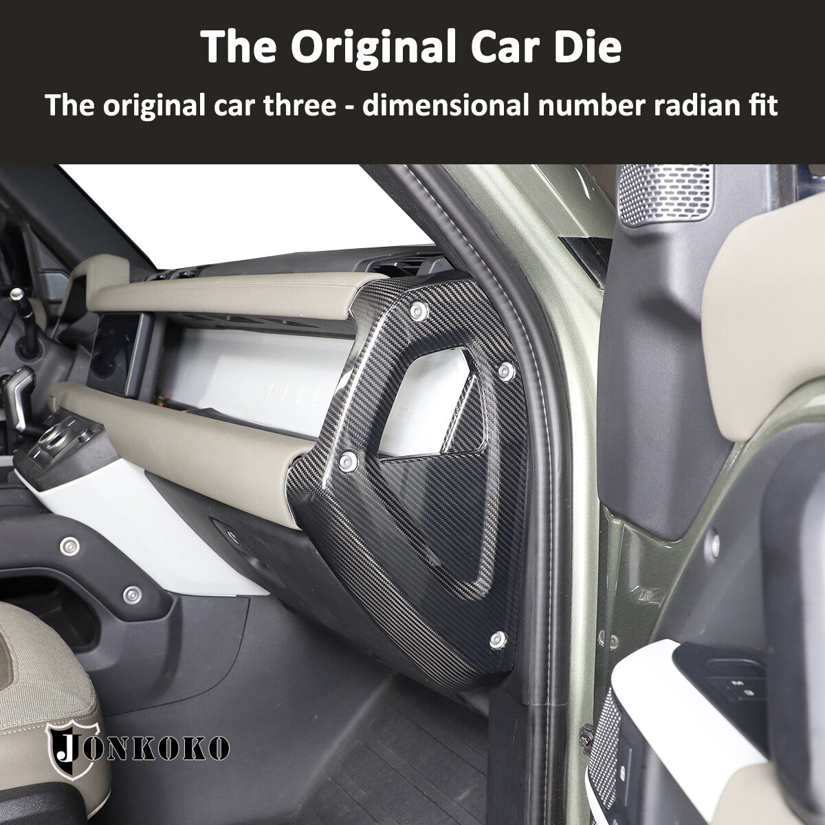 Real Dry Carbon Fiber Full Interior Trim Set For LR Defender 90 110 L663 20-23 178