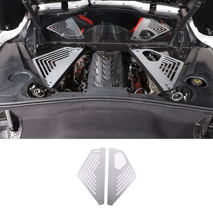 Aluminum Alloy Exterior Hood Engine License Plate Trim For Corvette C8 2020+ US - Variants 21-25 39