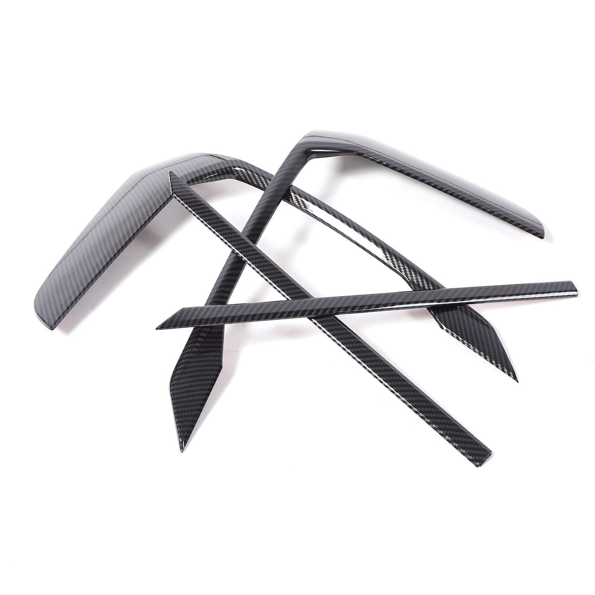 ABS Carbon Rear Bumper Taillight Fog Lamp Trim For BMW 5 Series G60 i5 24+ US 5