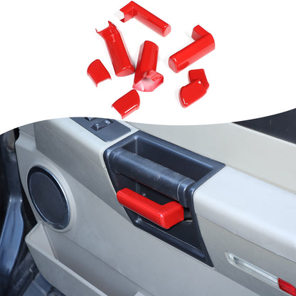 Sport Red ABS Inner Interior Door Handle Cover Trim For Hummer H2 2003-2007 US 8