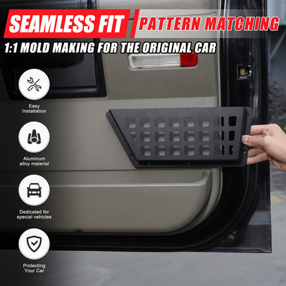 Aluminum Car Rear Door Pocket Storage Box Organizer For Hummer H2 2003-2009 US 3