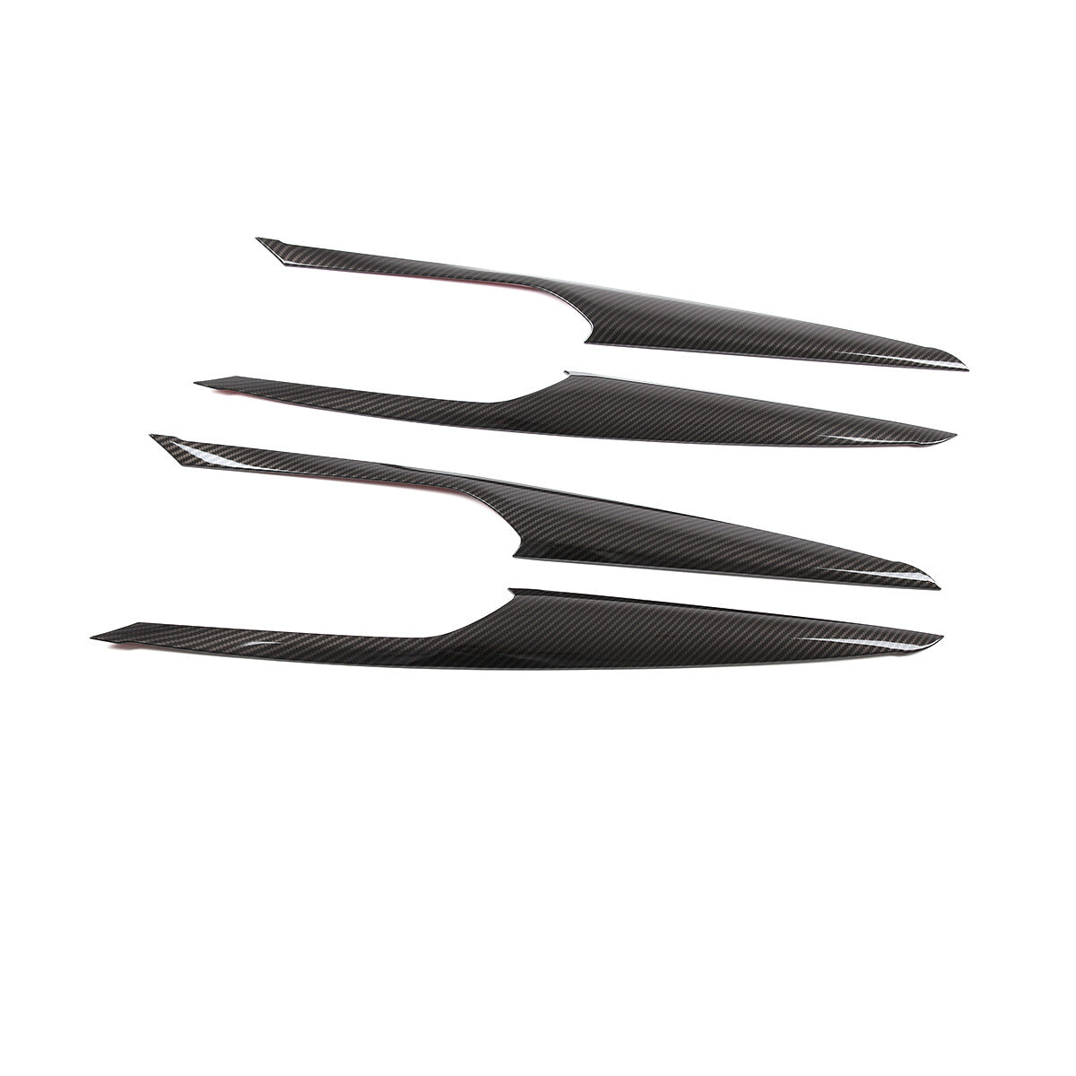 Inner Door Trim For BMW X3 G01 2018-2024 Carbon Fiber Decorate Panel Strip Cover 5
