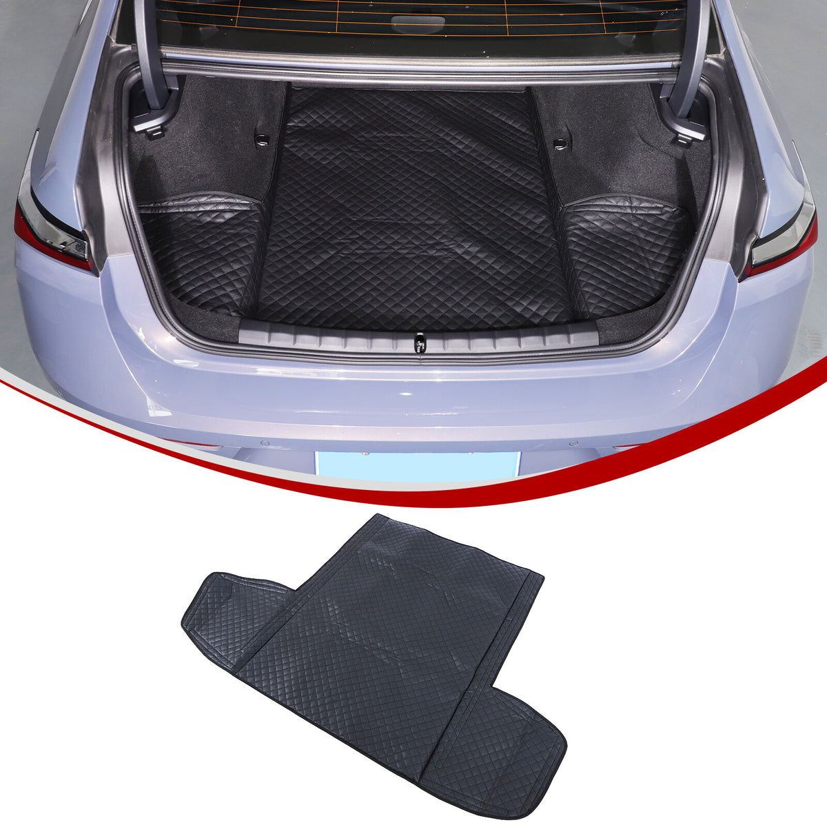 Cargo Trunk Tray Cargo Liner Rear Trunk Floor Mat For BMW 7 Series G70 2023-2025 3