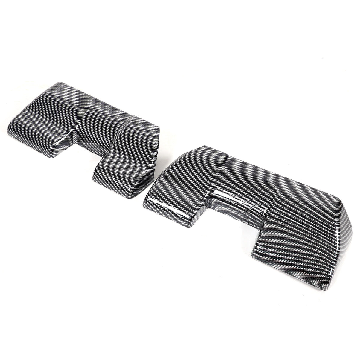 ABS Carbon Rear Seat Anti-kick Panel Trim For Toyota Land Cruiser LC250 24+ 22