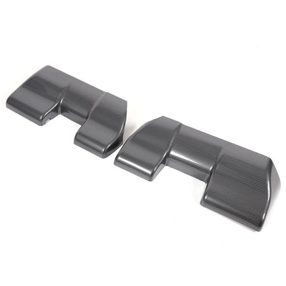 ABS Carbon Rear Seat Anti-kick Panel Trim For Toyota Land Cruiser LC250 24+ 22
