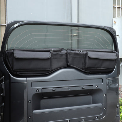 Tailgate Rear Door Window Hanging Storage Bag For LR Defender L663 20+ US 16
