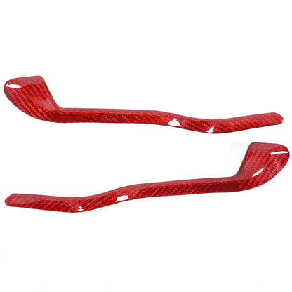 Real Carbon fiber Interior Door Handle Trim Cover For Lotus Emira V6 I4 2023-25 10