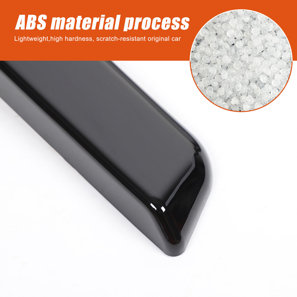 Glossy black Body Side Door Moulding Cover Trim For Toyota Land Cruiser LC250 24 17