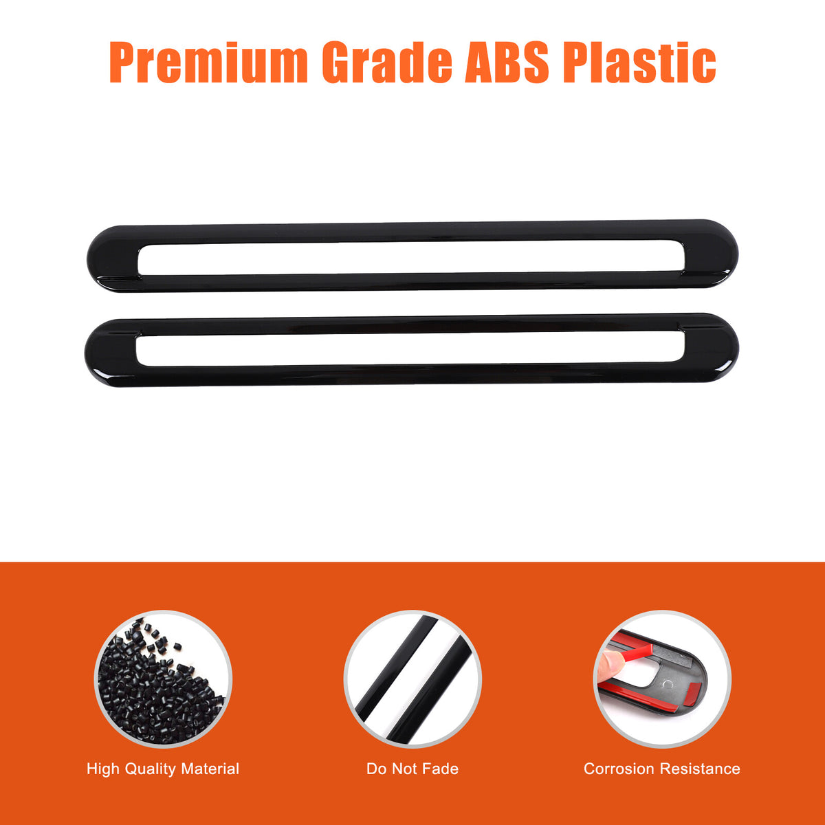 Glossy Piano Black Rear Side Air Outlet Trim Cover For Benz G-Class W463 25+ US 3