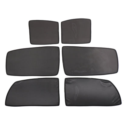 Black Window Screen Sun Shade Mesh Cover Windshield for Toyota Tundra 2007-2021 11